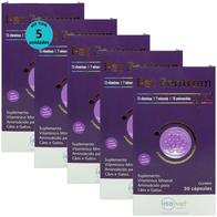 KIT-COM-5-PET-ZENTRUM-SOFT-GEL-30-CAP-7898936195388