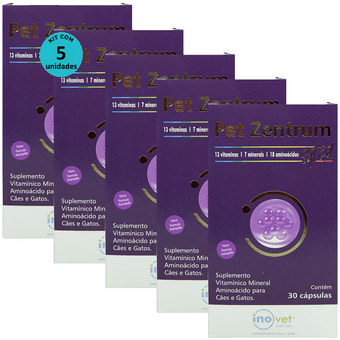 KIT-COM-5-PET-ZENTRUM-SOFT-GEL-30-CAP-7898936195388 KIT-COM-5-PET-ZENTRUM-SOFT-GEL-30-CAP-7898936195388