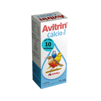 KIT-COM-10-AVITRIN-CALCIO-PLUS-15ML-7891126001124 KIT-COM-10-AVITRIN-CALCIO-PLUS-15ML-7891126001124