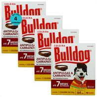 COLEIRA-ANTIPULGAS-E-CARRAPATOS-BULLDOG-7 COM-64CM-E-25G-PARA-CAES-COVELI-KIT-COM-41