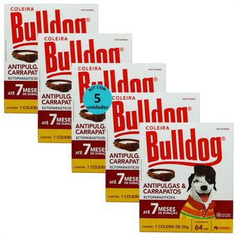 COLEIRA-ANTIPULGAS-E-CARRAPATOS-BULLDOG-7 COM-64CM-E-25G-PARA-CAES-COVELI-KIT-COM-51 COLEIRA-ANTIPULGAS-E-CARRAPATOS-BULLDOG-7 COM-64CM-E-25G-PARA-CAES-COVELI-KIT-COM-51