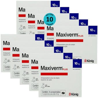 Kit-10-Maxiverm-Plus-10kg-4-comp-Konig Kit-10-Maxiverm-Plus-10kg-4-comp-Konig