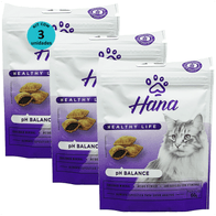 Kit-3-Hana-pH-Balance-Gatos-60g
