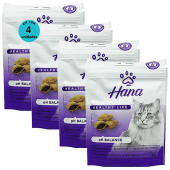 Kit-4-Hana-pH-Balance-Gatos-60g Kit-4-Hana-pH-Balance-Gatos-60g