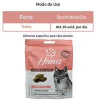 SNACK HANA HEALTHY LIFE SENSITIVE CÃES ADULTOS 65G KIT COM 4
