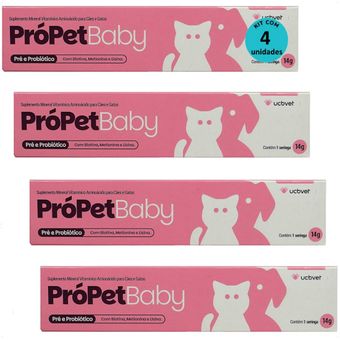PROPET-BABY-14G-PRE-E-PROBIOTICO-PARA-CAES-E-GATOS-UCBVET-KIT-COM-41 PROPET-BABY-14G-PRE-E-PROBIOTICO-PARA-CAES-E-GATOS-UCBVET-KIT-COM-41