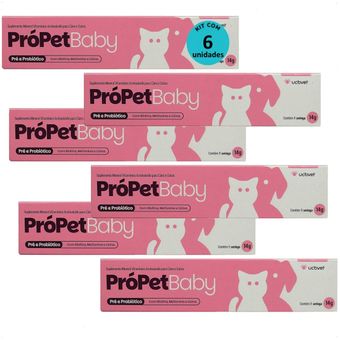 PROPET-BABY-14G-PRE-E-PROBIOTICO-PARA-CAES-E-GATOS-UCBVET-KIT-COM-61 PROPET-BABY-14G-PRE-E-PROBIOTICO-PARA-CAES-E-GATOS-UCBVET-KIT-COM-61