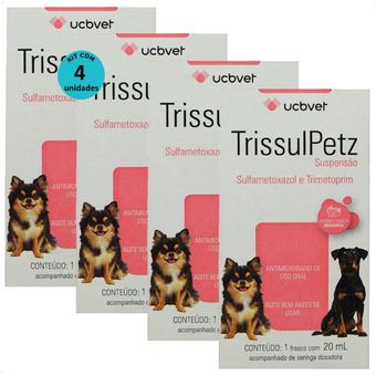 TRISSULPETZ-SUSPENSAO-COM-20ML-PARA-CAES-UCBVET-KIT-COM-41 TRISSULPETZ-SUSPENSAO-COM-20ML-PARA-CAES-UCBVET-KIT-COM-41
