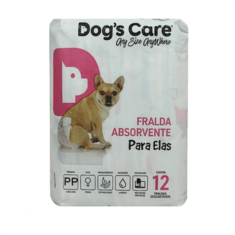 Fralda-P-Com-12-unidade-Femea-Dogs-Care-7898917734490-1 Fralda-P-Com-12-unidade-Femea-Dogs-Care-7898917734490-1