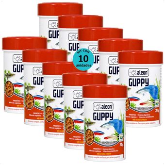 Racao-Alcon-Guppy-Flocos-20g-Kit-Com-101