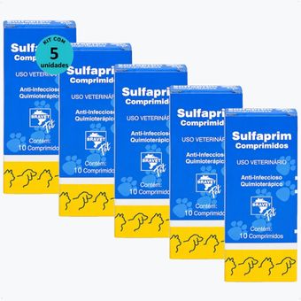SULFAPRIM-BRAVET-COM 10-COMPRIMIDOS-KIT-COM-51